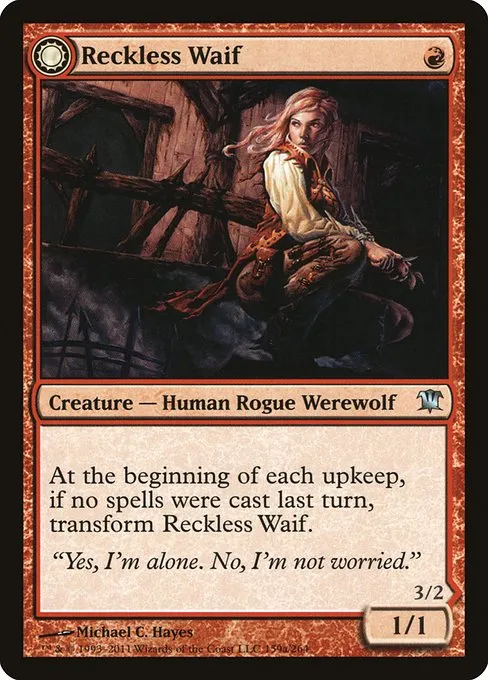 Reckless Waif // Merciless Predator - Foil