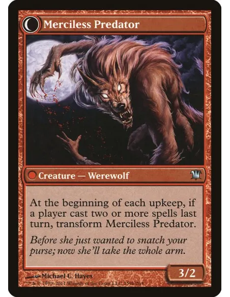 Reckless Waif // Merciless Predator - Foil