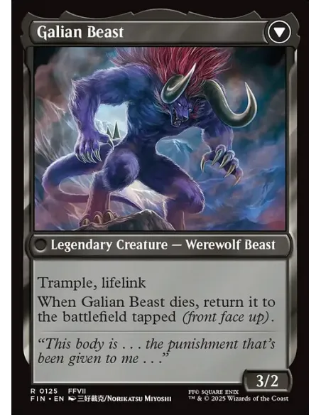 Vincent Valentine // Galian Beast - Foil