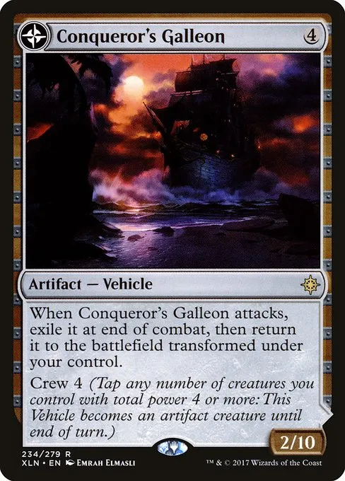 Conqueror's Galleon // Conqueror's Foothold - Foil