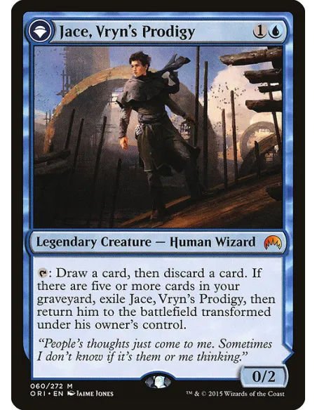 Jace, Vryn's Prodigy // Jace, Telepath Unbound - Foil