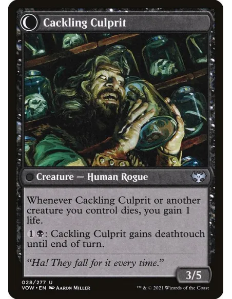 Panicked Bystander // Cackling Culprit