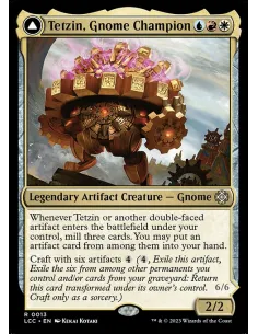 Tetzin, Gnome Champion // The Golden-Gear Colossus