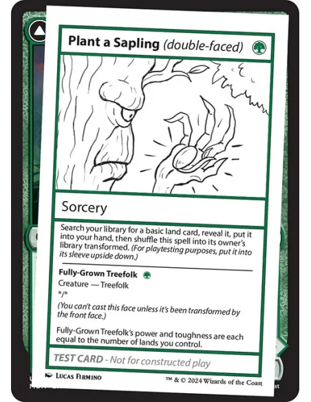 Plant a Sapling // Fully-Grown Treefolk