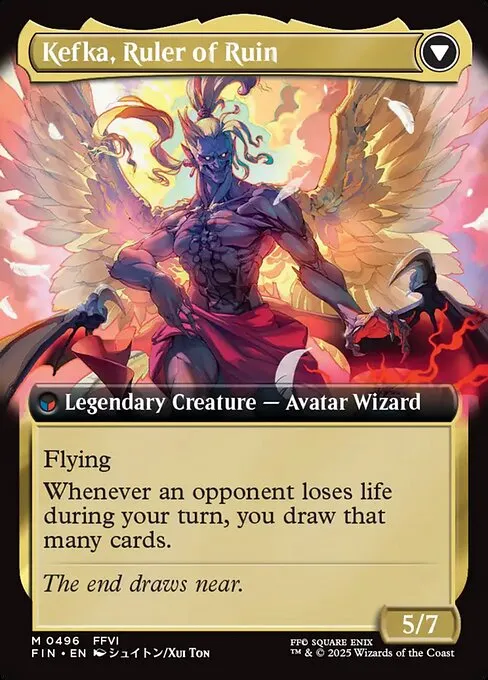 Kefka, Court Mage // Kefka, Ruler of Ruin - Foil