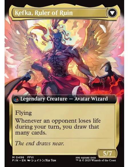 Kefka, Court Mage // Kefka, Ruler of Ruin - Foil