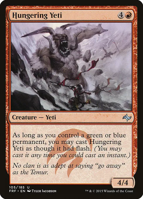 Hungering Yeti - Foil