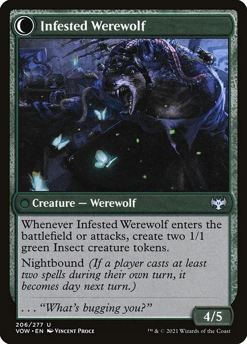 Infestation Expert // Infested Werewolf - Foil