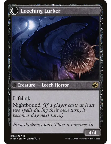 Curse of Leeches // Leeching Lurker - Foil
