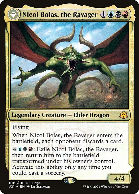 Nicol Bolas, the Ravager // Nicol Bolas, the Arisen - Foil