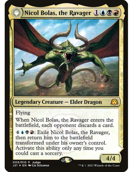 Nicol Bolas, the Ravager // Nicol Bolas, the Arisen - Foil