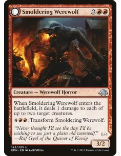 Smoldering Werewolf // Erupting Dreadwolf