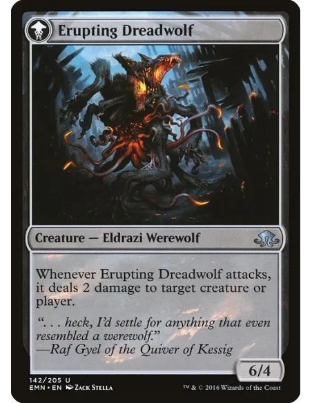 Smoldering Werewolf // Erupting Dreadwolf