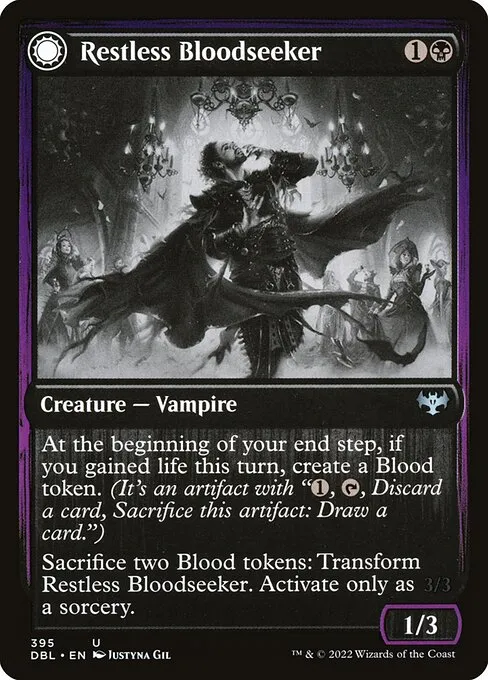 Restless Bloodseeker // Bloodsoaked Reveler - Foil