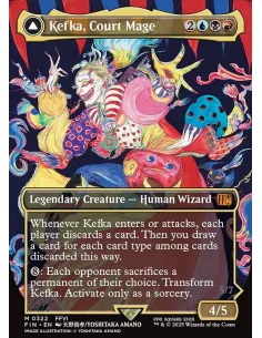 Kefka, Court Mage // Kefka, Ruler of Ruin - Foil