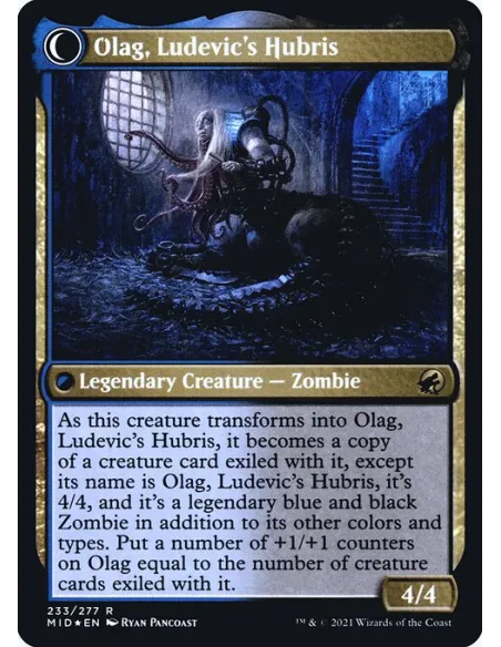 Ludevic, Necrogenius // Olag, Ludevic's Hubris - Foil