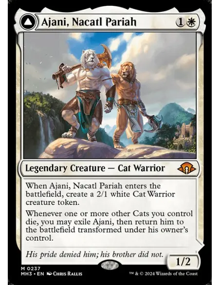 Ajani, Nacatl Pariah // Ajani, Nacatl Avenger - Foil