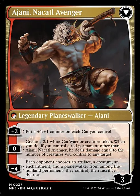 Ajani, Nacatl Pariah // Ajani, Nacatl Avenger - Foil