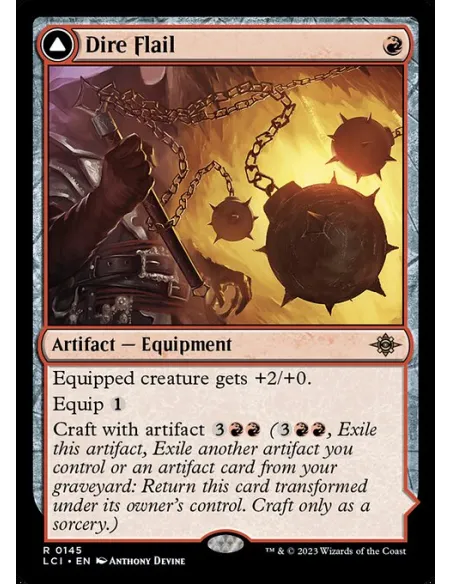 Dire Flail // Dire Blunderbuss - Foil