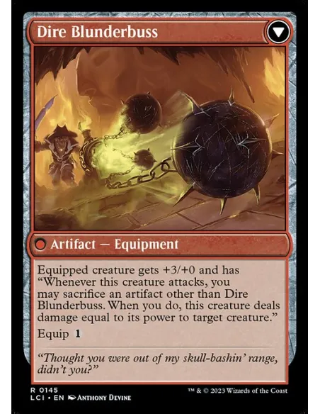 Dire Flail // Dire Blunderbuss - Foil