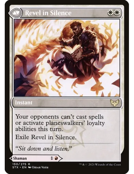 Flamescroll Celebrant // Revel in Silence - Foil