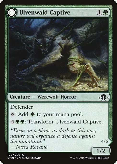 Ulvenwald Captive // Ulvenwald Abomination - Foil