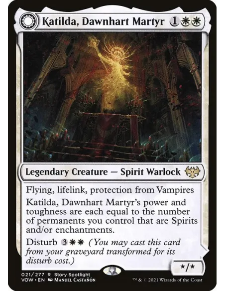 Katilda, Dawnhart Martyr // Katilda's Rising Dawn - Foil