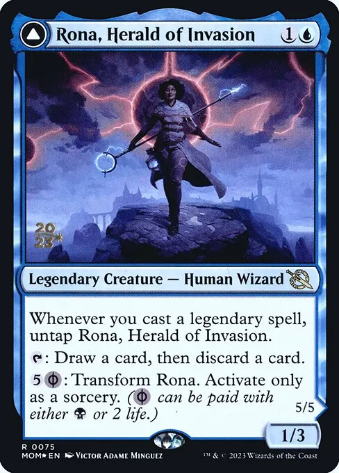 Rona, Herald of Invasion // Rona, Tolarian Obliterator - Foil