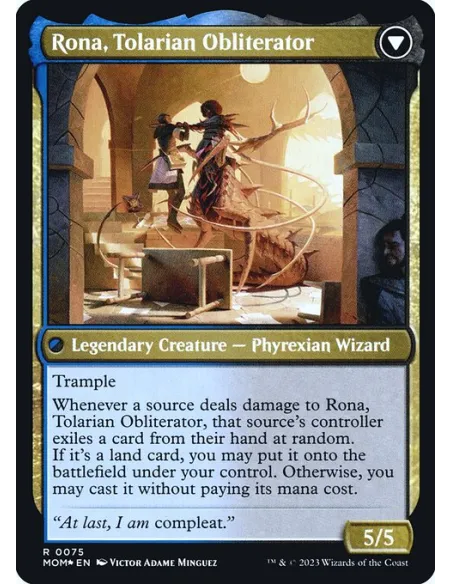 Rona, Herald of Invasion // Rona, Tolarian Obliterator - Foil