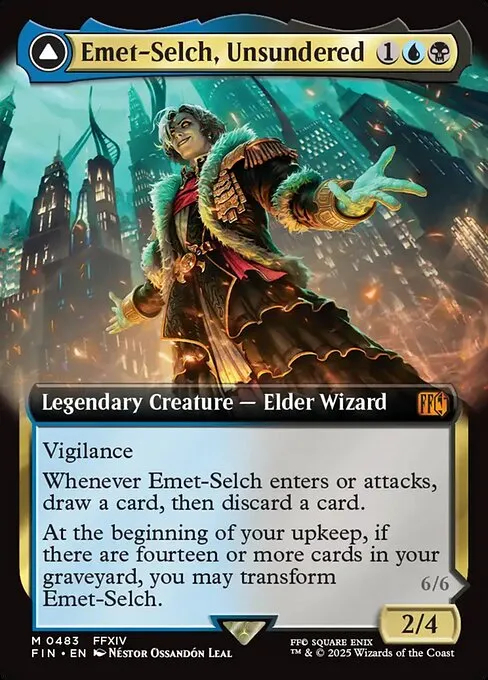 Emet-Selch, Unsundered // Hades, Sorcerer of Eld - Foil