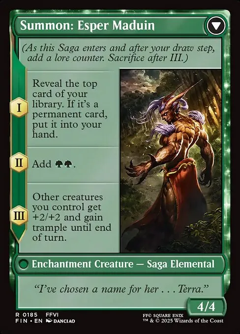 Esper Origins // Summon: Esper Maduin - Foil