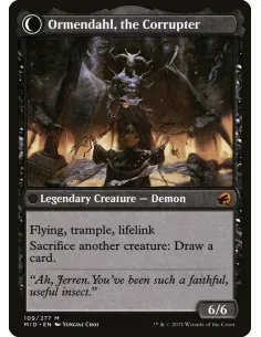 Jerren, Corrupted Bishop // Ormendahl, the Corrupter - Foil 2