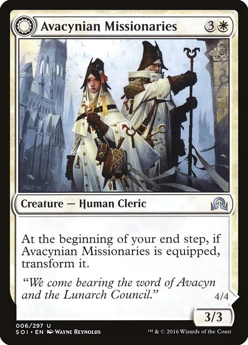 Avacynian Missionaries // Lunarch Inquisitors - Foil