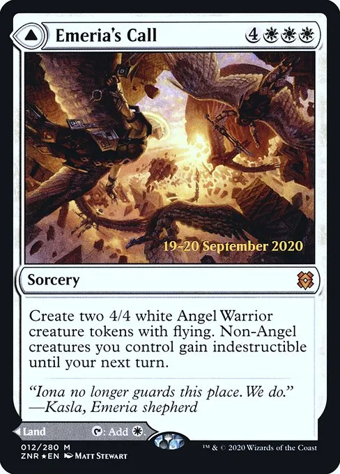 Emeria's Call // Emeria, Shattered Skyclave - Foil