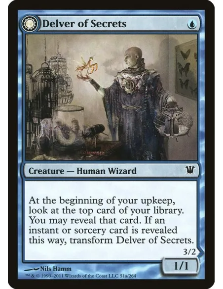 Delver of Secrets // Insectile Aberration