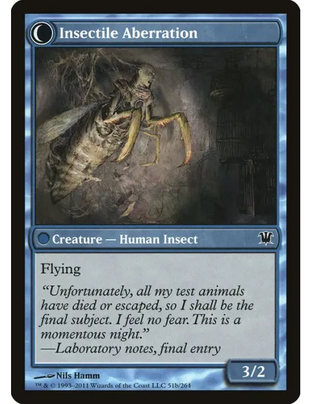 Delver of Secrets // Insectile Aberration