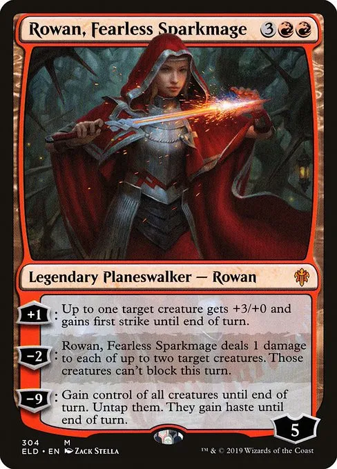 Rowan, Fearless Sparkmage - Foil