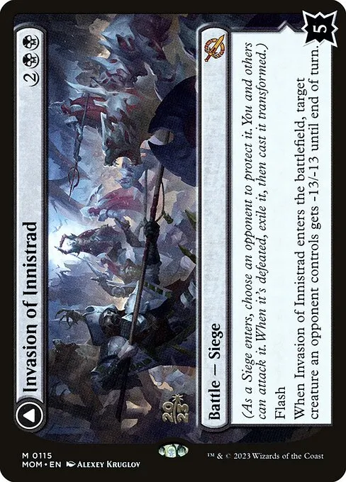 Invasion of Innistrad // Deluge of the Dead - Foil