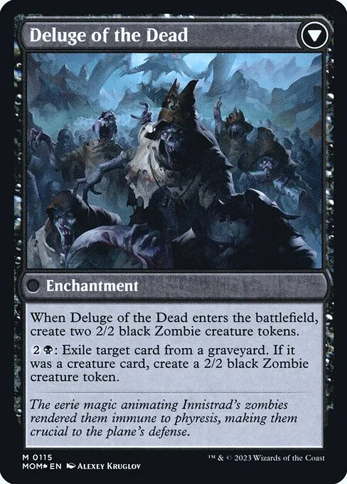 Invasion of Innistrad // Deluge of the Dead - Foil