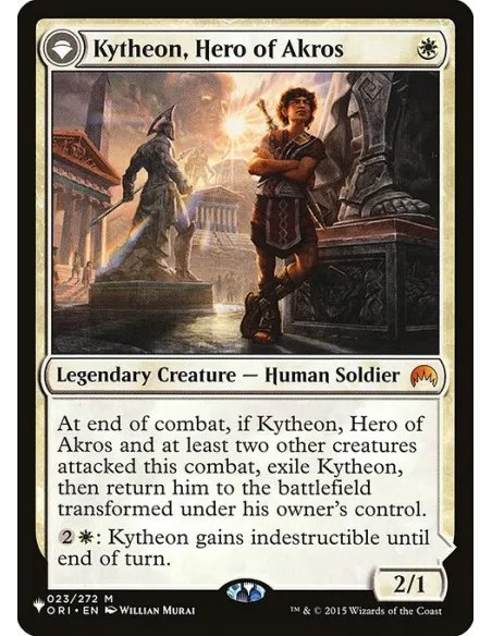 Kytheon, Hero of Akros // Gideon, Battle-Forged