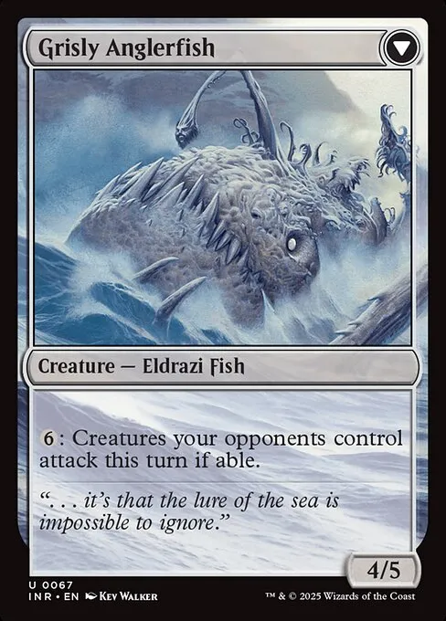Grizzled Angler // Grisly Anglerfish - Foil