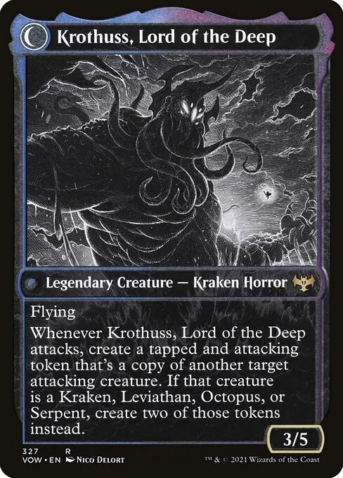 Runo Stromkirk // Krothuss, Lord of the Deep - Foil