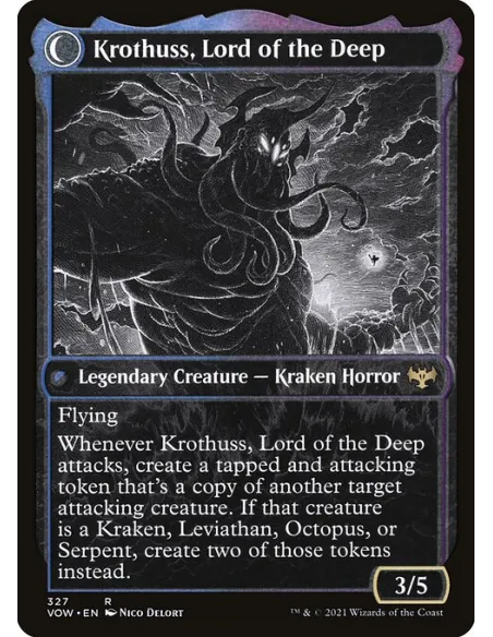 Runo Stromkirk // Krothuss, Lord of the Deep - Foil