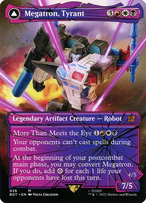 Megatron, Tyrant // Megatron, Destructive Force - Foil