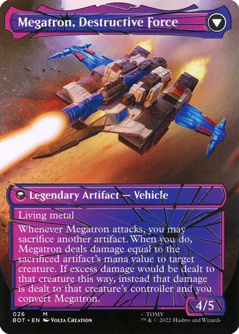 Megatron, Tyrant // Megatron, Destructive Force - Foil