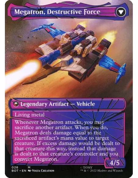 Megatron, Tyrant // Megatron, Destructive Force - Foil