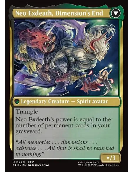 Exdeath, Void Warlock // Neo Exdeath, Dimension's End