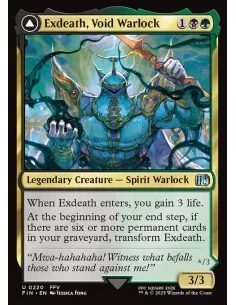 Exdeath, Void Warlock // Neo Exdeath, Dimension's End - Foil