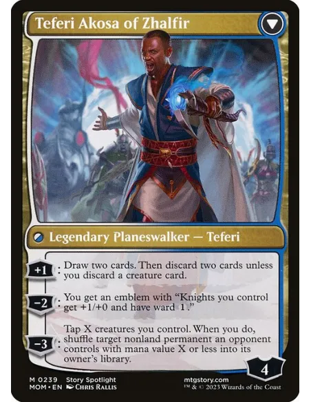 Invasion of New Phyrexia // Teferi Akosa of Zhalfir