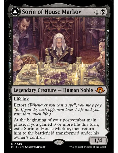 Sorin of House Markov // Sorin, Ravenous Neonate - Foil